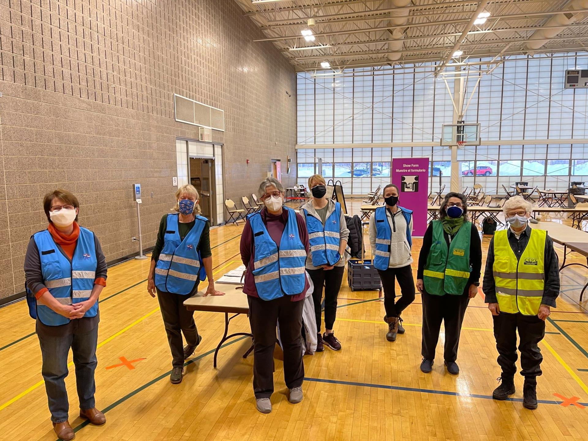 Group of MRC Volunteers at COVID event